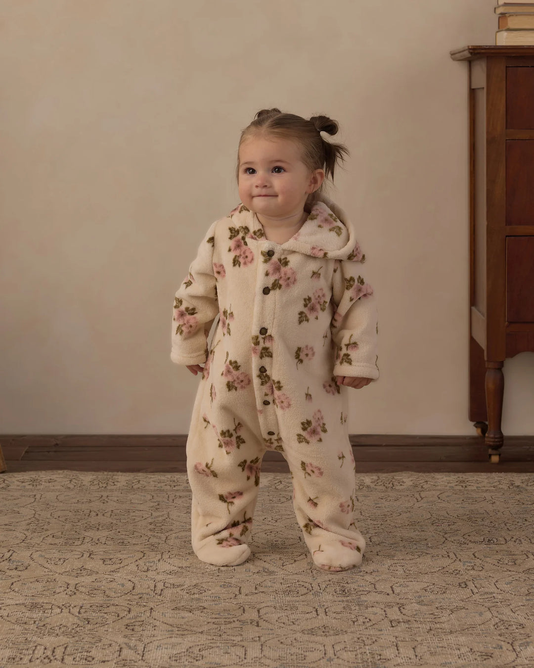 Fleece Jumpsuit Rose Garden