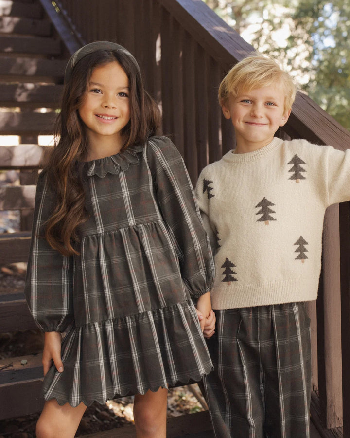 Padded Headband Holiday Plaid