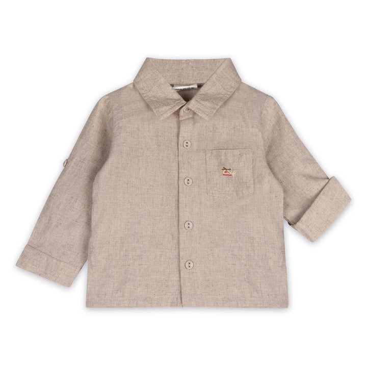 ORGANIC Positano Linen Baby Shirt &amp; Corduroy Pants
