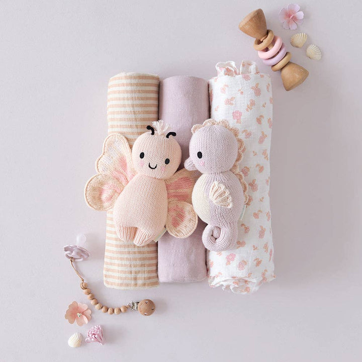 CUDDLE + KIND Baby Butterfly • Petal Pink