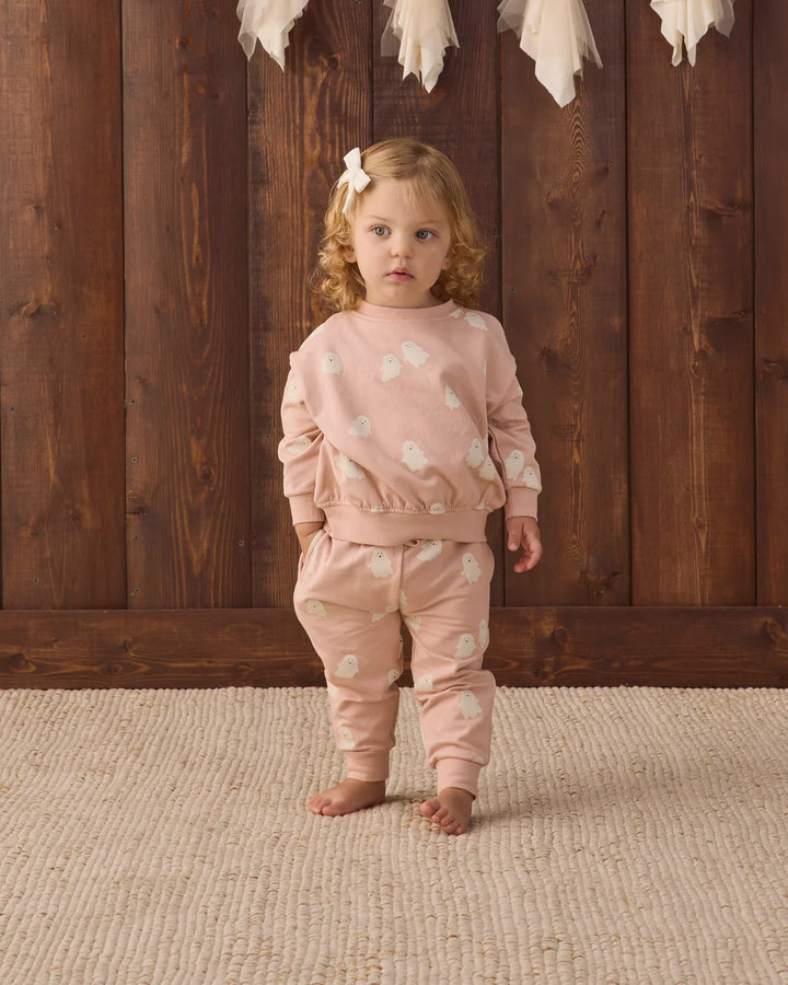 ORGANIC Relaxed Fleece Sweatpant Sweet Ghost