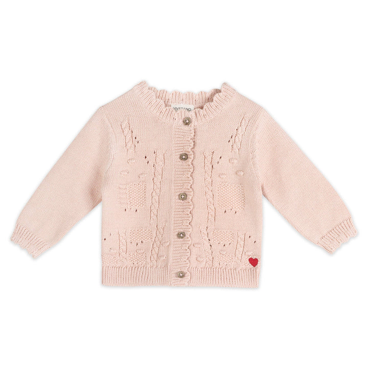Lil Heart Tex Knit Baby Cardigan &amp; Pant Set (Organic Cotton)