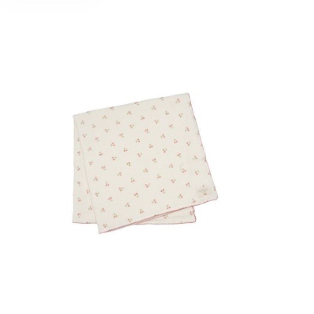WILD WAWA Swaddle with Embroidery • Cherries