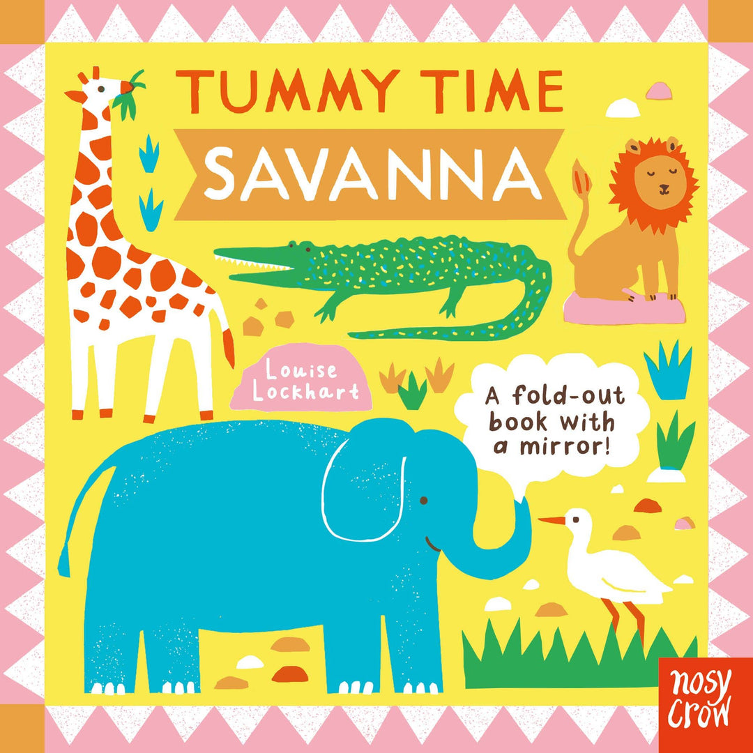 TUMMY TIME : SAVANNA fold-out book