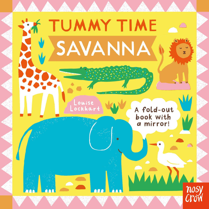 TUMMY TIME : SAVANNA fold-out book