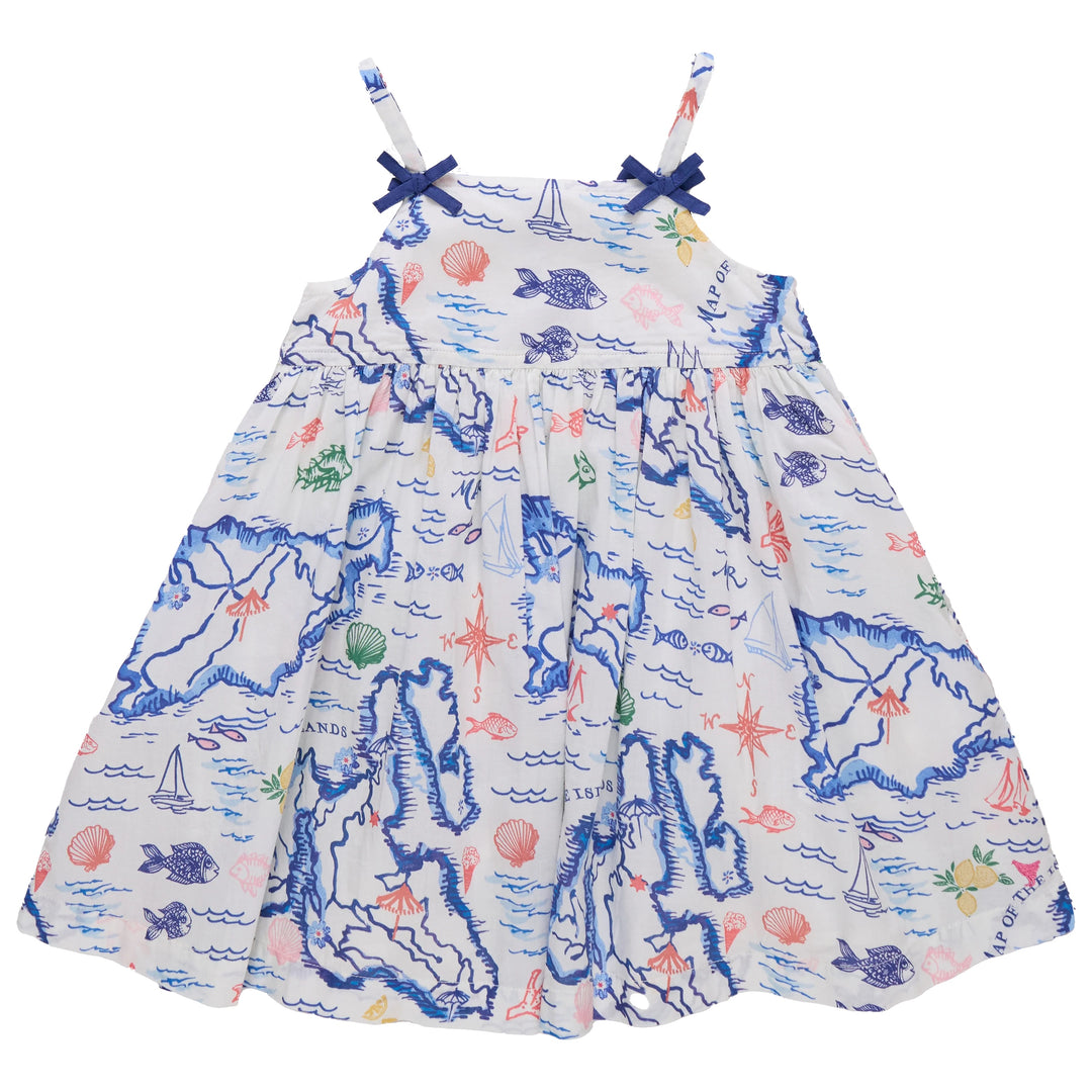 PINK CHICKEN Tia Dress -  Island Map