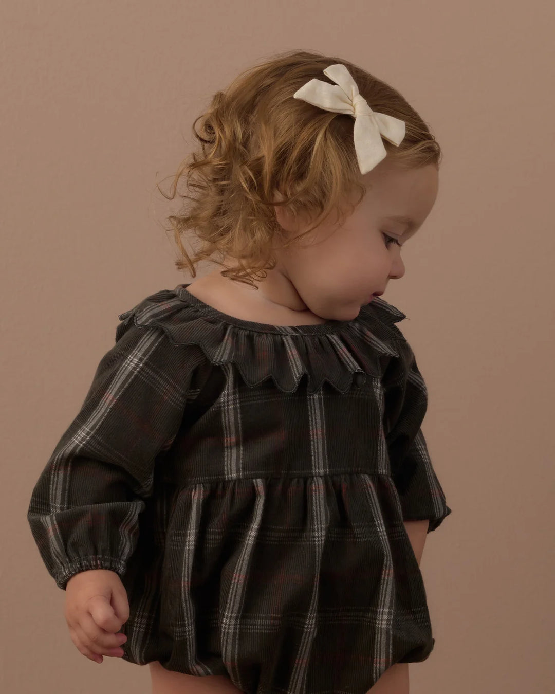 Freya Romper Holiday Plaid