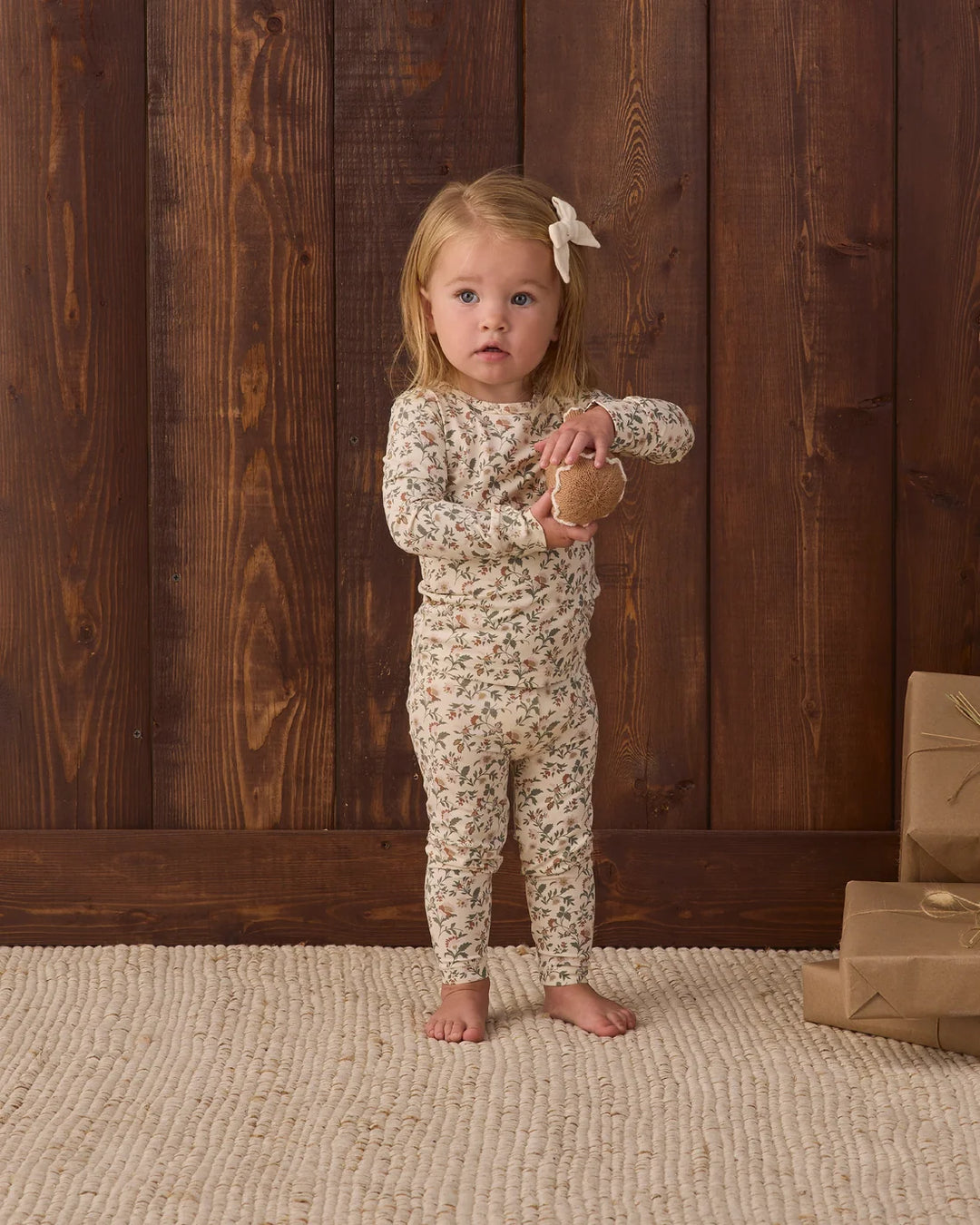 BAMBOO PAJAMA SET HOLIDAY FLORAL