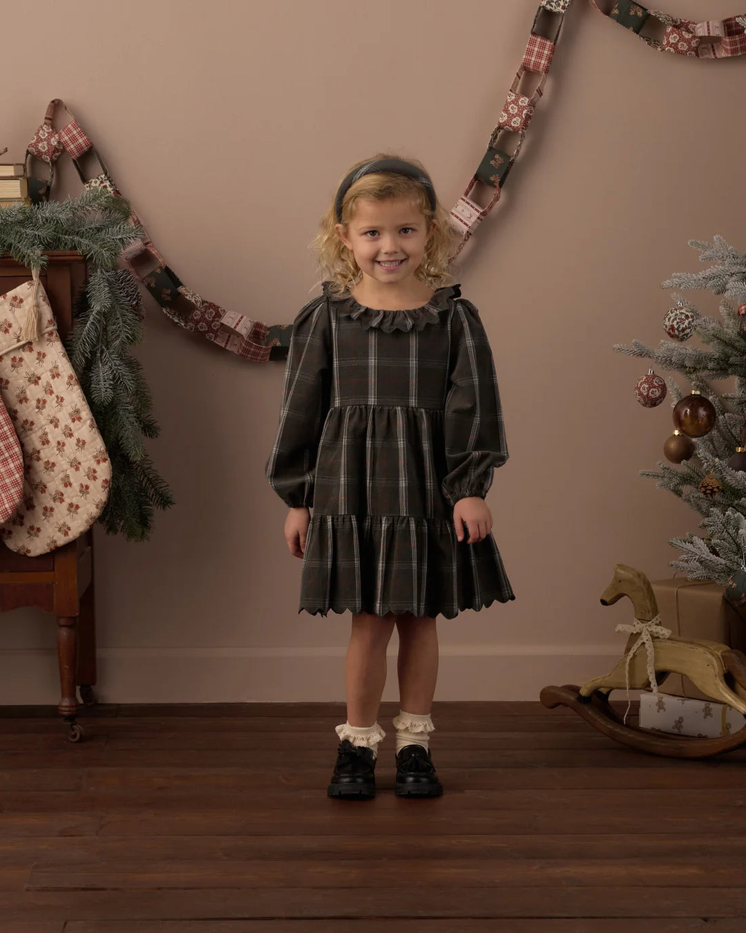 Fran Dress Holiday Plaid