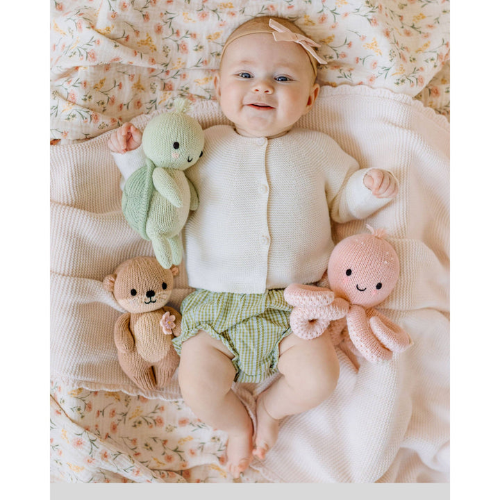 CUDDLE + KIND Baby octopus • soft coral pink
