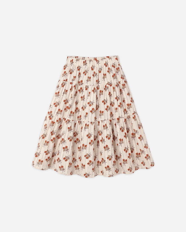 Tiered Midi Skirt Bouquet