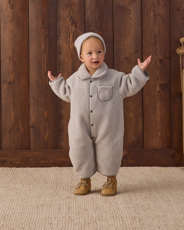 Shearling Jumpsuit Fog