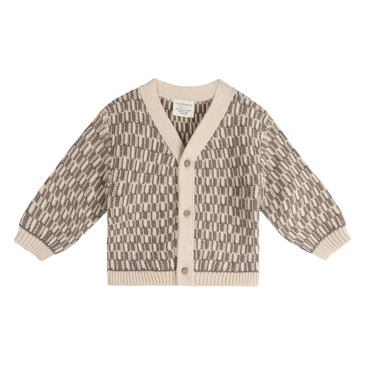 Walter V-Neck Chunky Knit Baby Cardigan (Organic Cotton)