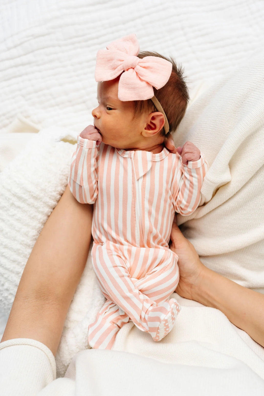 LOU LOU zipper footie • brynn