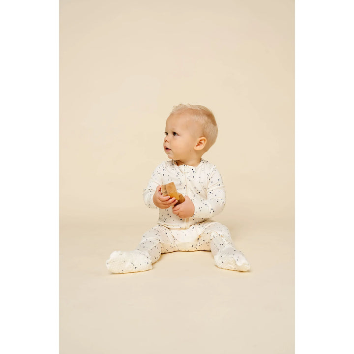LOU LOU zipper footie • george