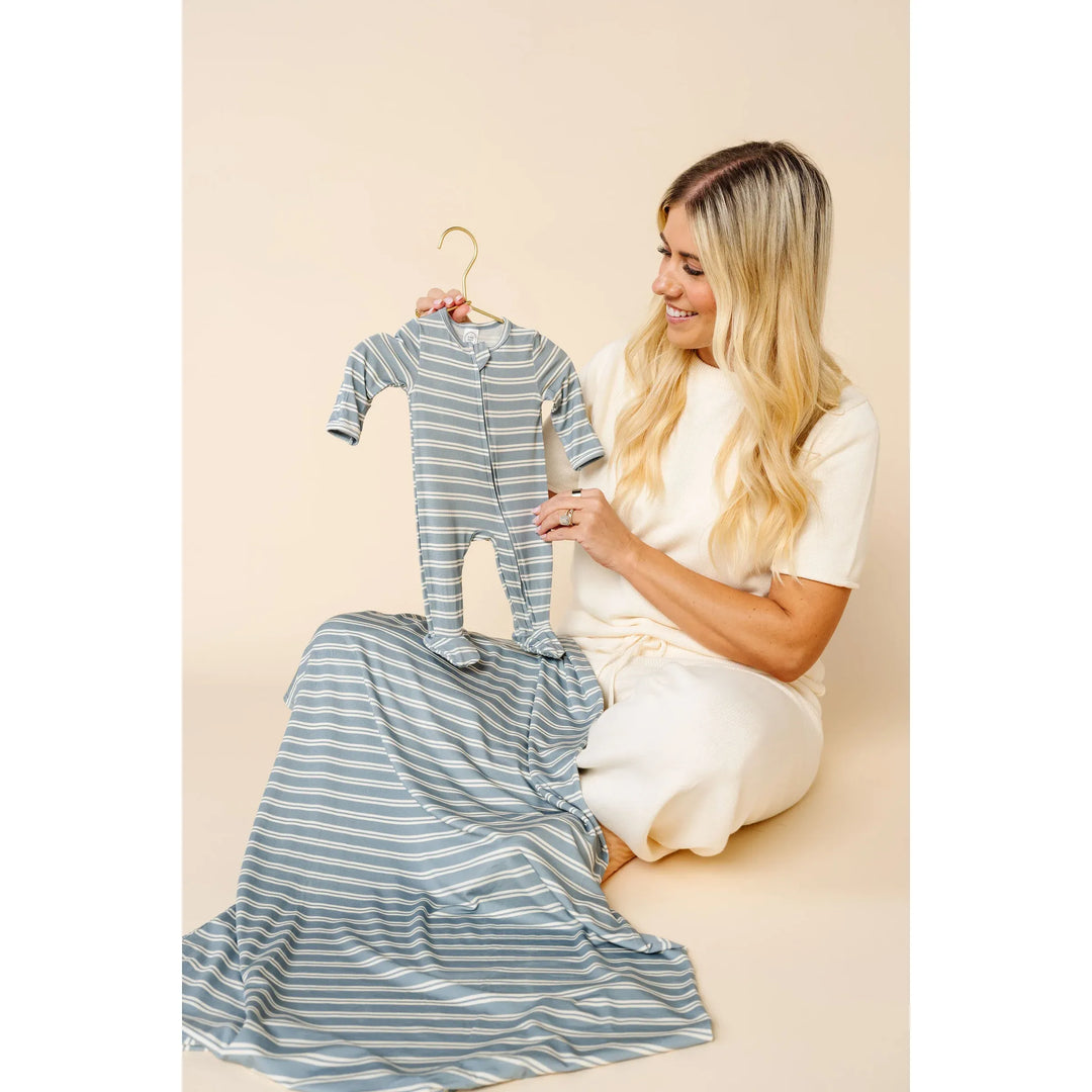 LOU LOU zipper footie • wells