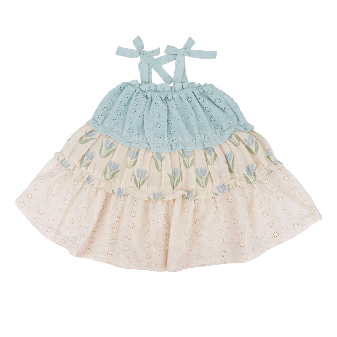 Amber Dress Blue Tulip