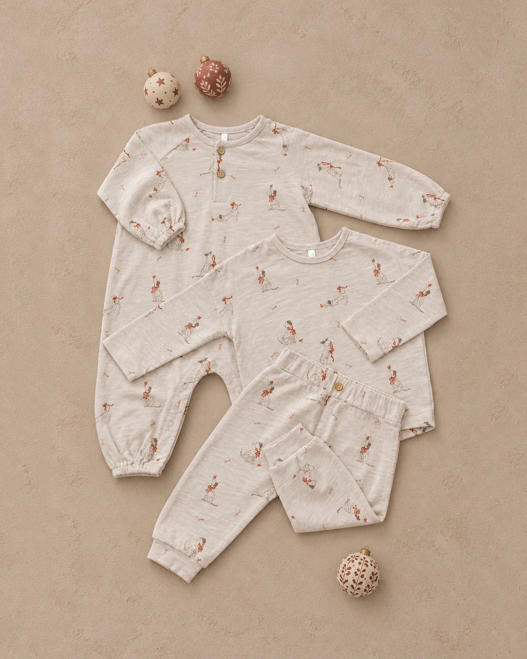 Henley Jumpsuit Dalmatian