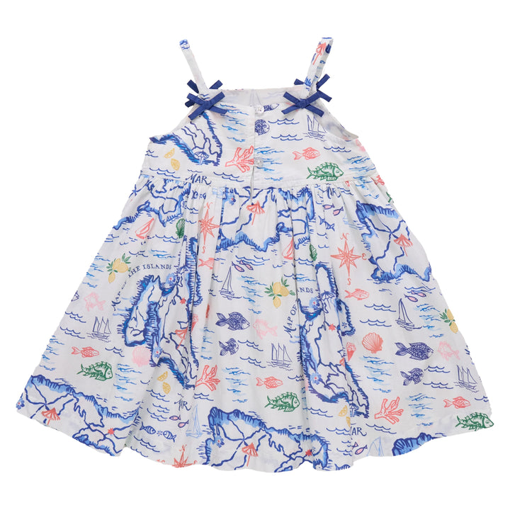 PINK CHICKEN Tia Dress -  Island Map