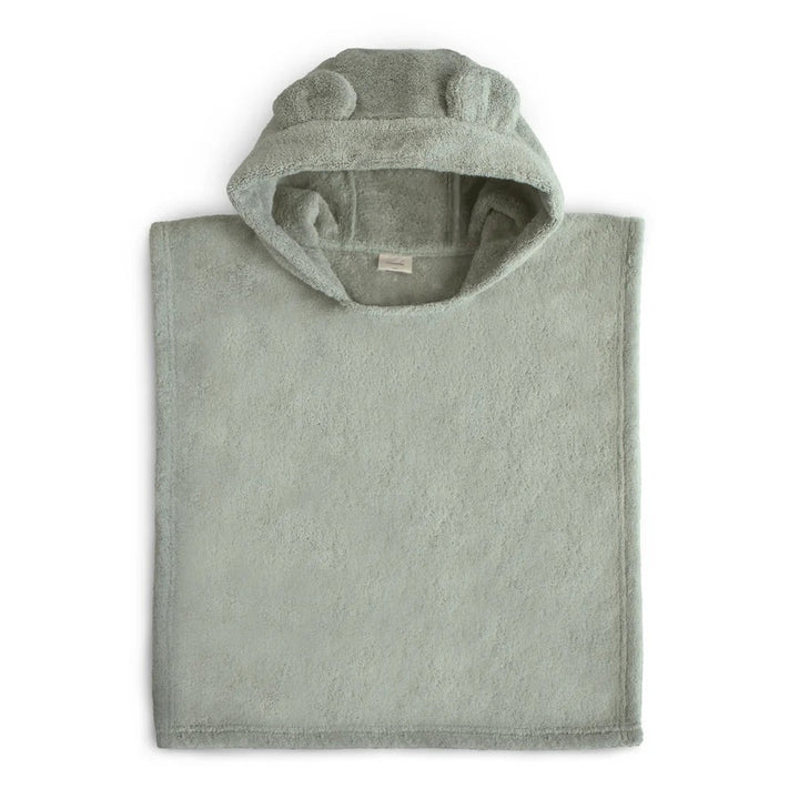 ORGANIC BEAR PONCHO TOWEL moss