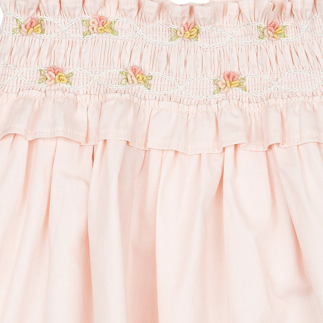 Athena Smocked Dress Pink