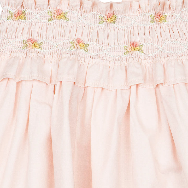Athena Smocked Dress Pink