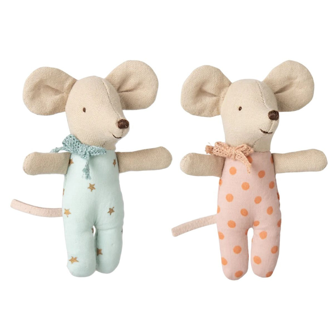 MAILEG Baby Mice Twins in Matchbox