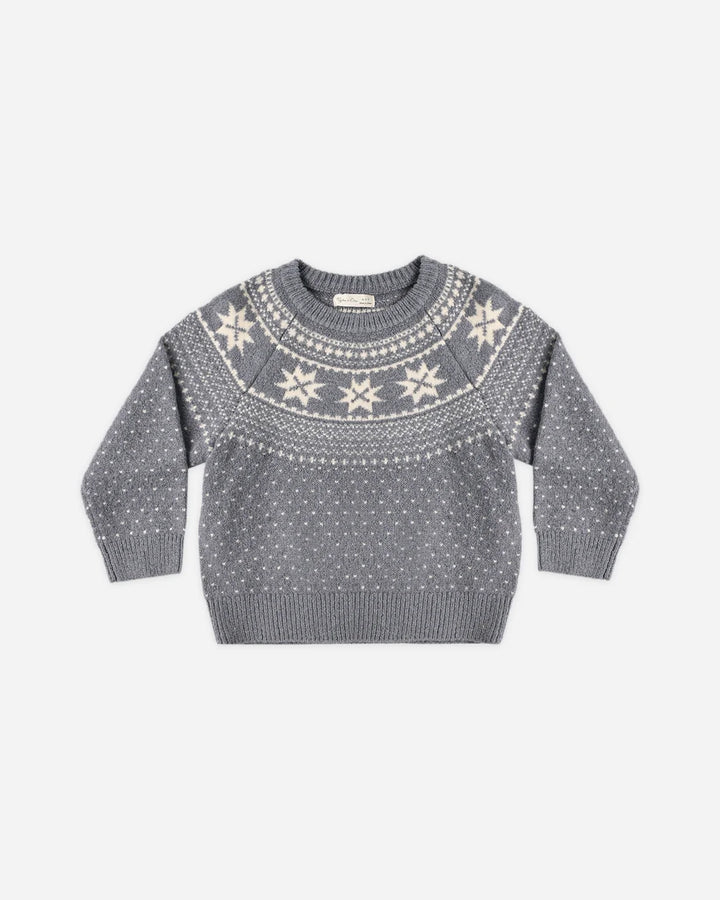 Fair Isle Sweater Slate