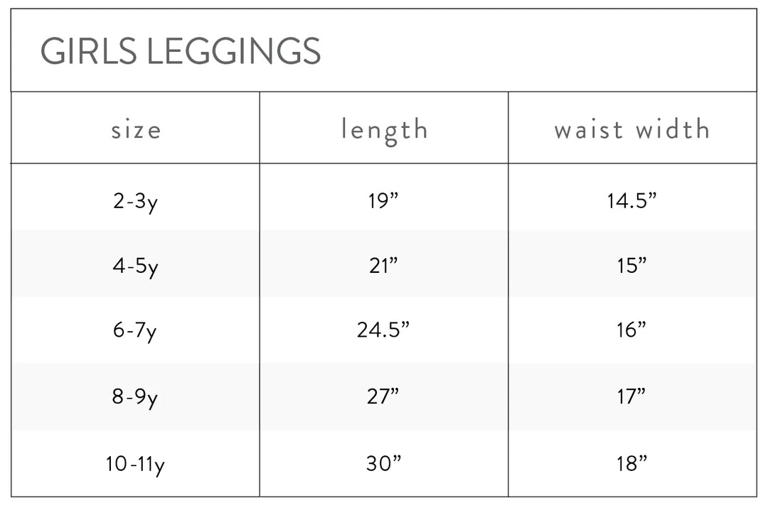 Natural Legging Ditsy