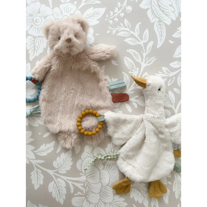 Baldwin Bear Teether Lovie Blanket