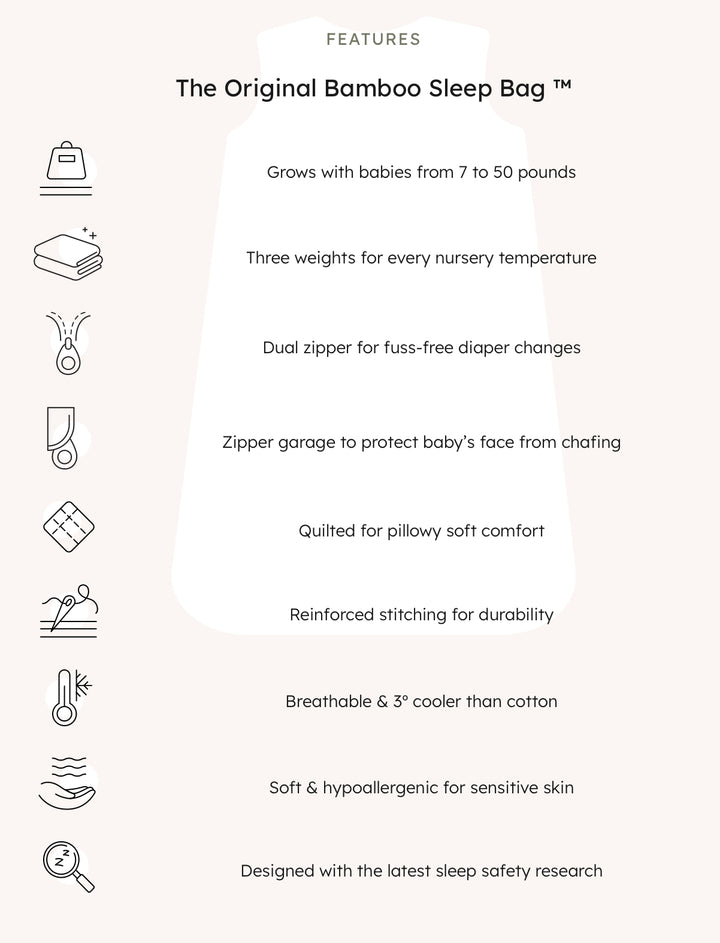 KYTE BABY 1.0 sleep bag in cloud