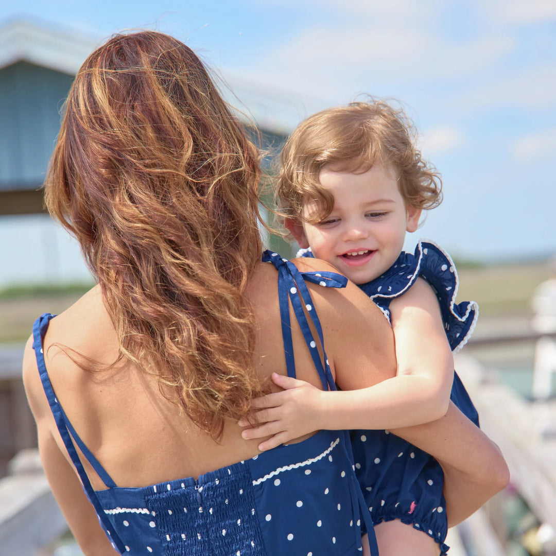 Jaipur Bubble • Navy Dot