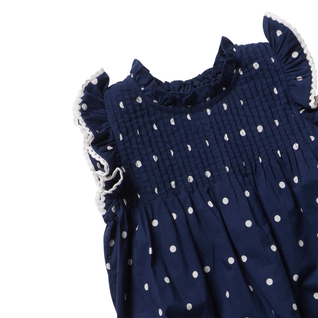 Jaipur Bubble • Navy Dot
