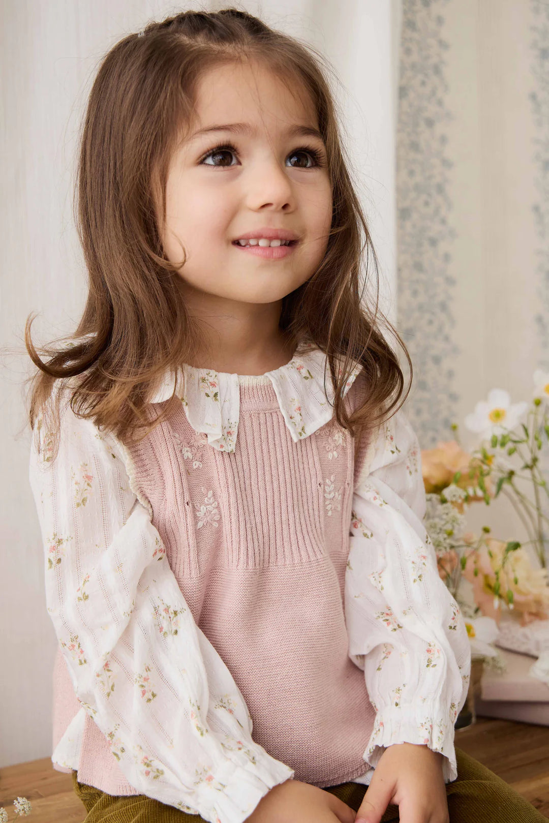 Abbie Knit Sweetpea Marle Top