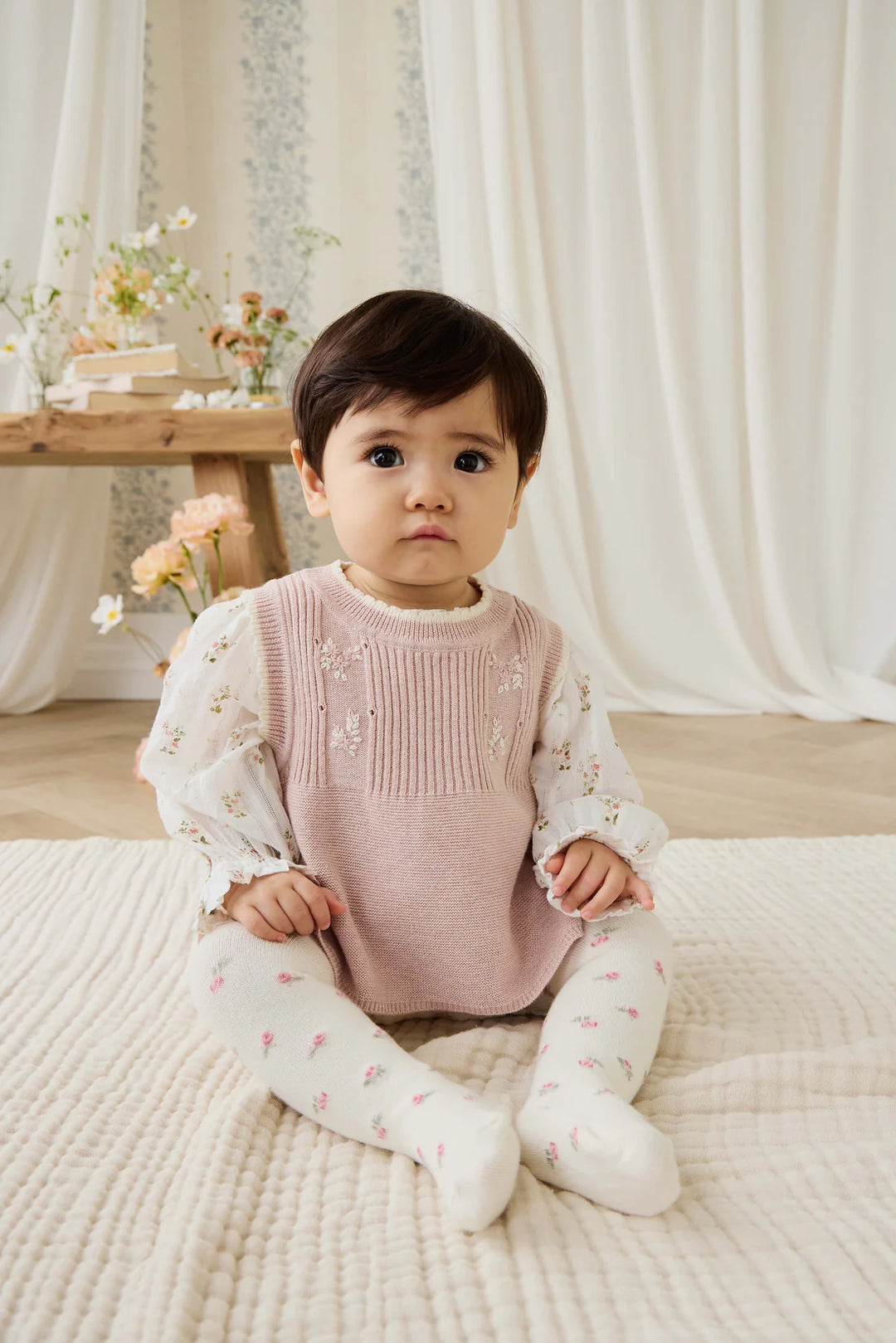 Abbie Knit Sweetpea Marle Top