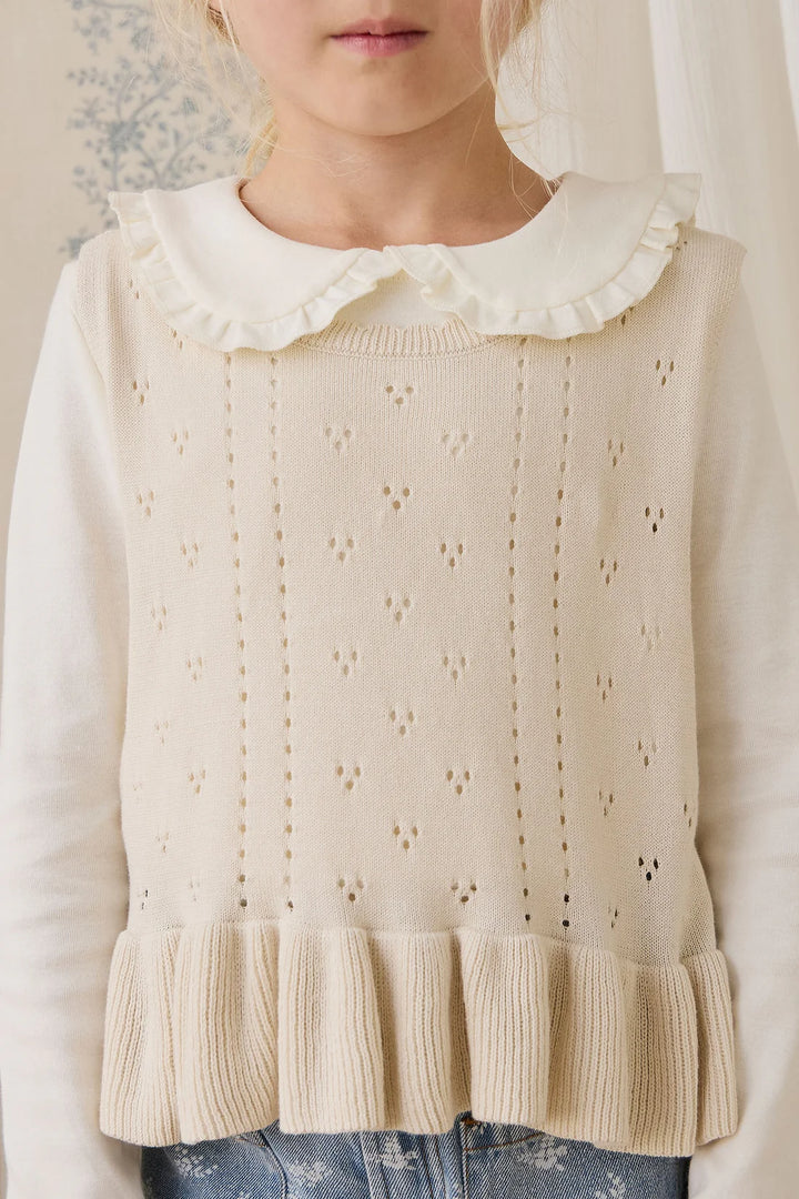 Adelaide Organic Parchment Top