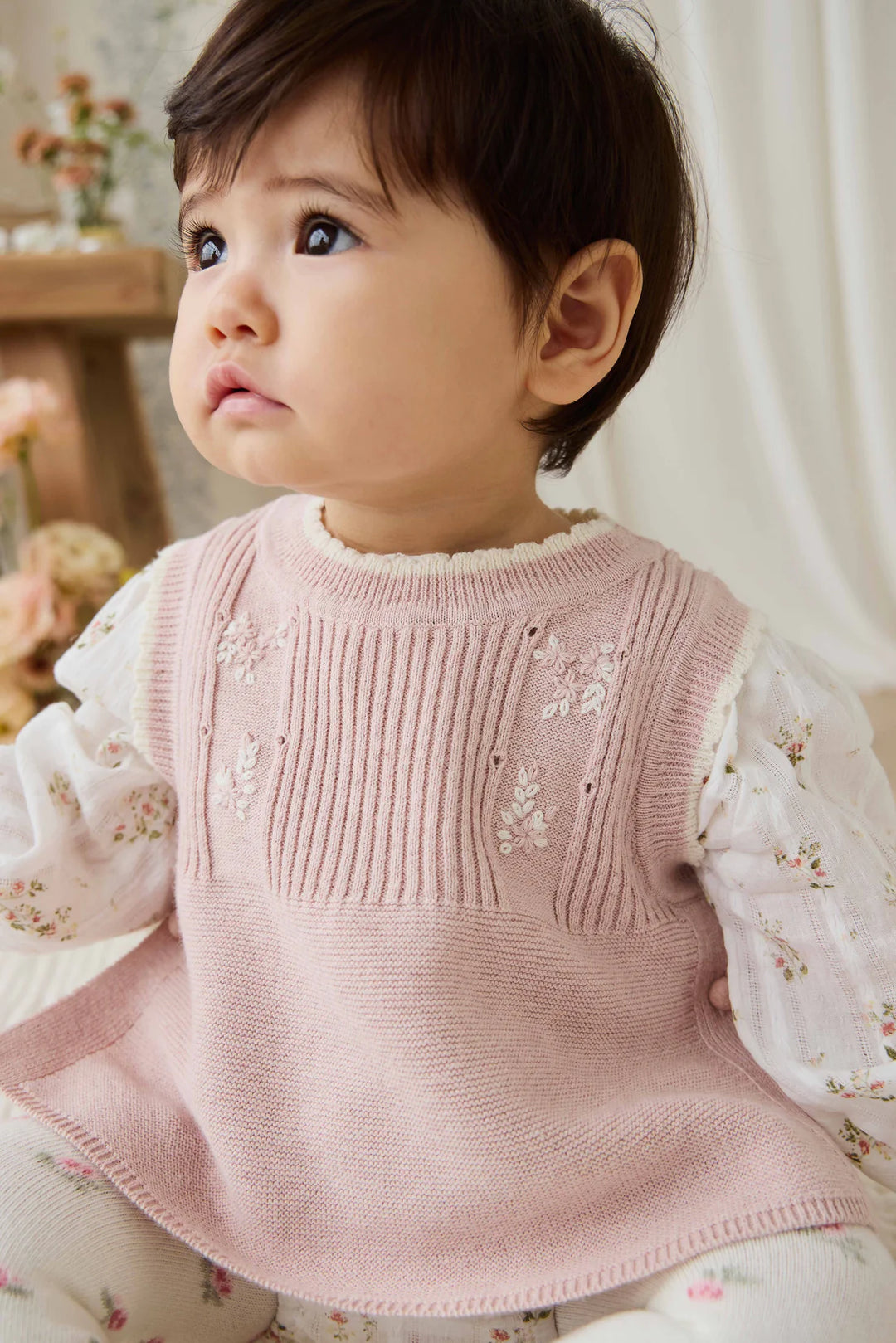 Abbie Knit Sweetpea Marle Top