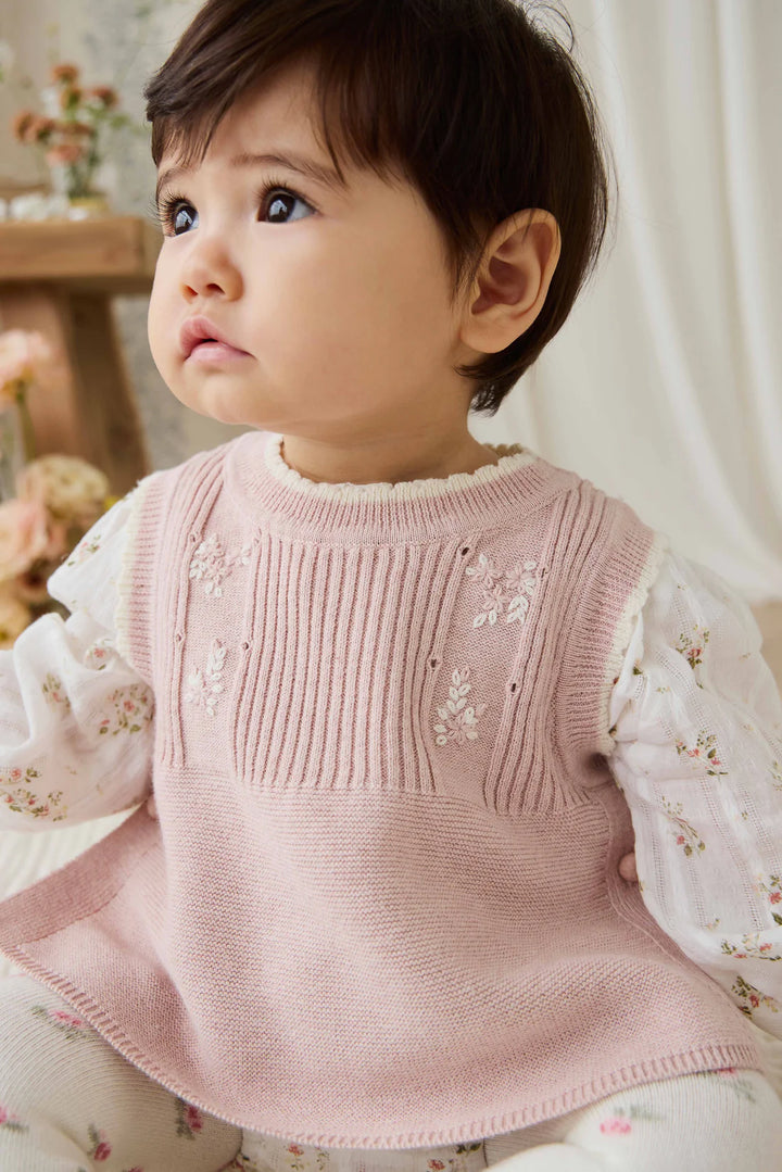 Abbie Knit Sweetpea Marle Top