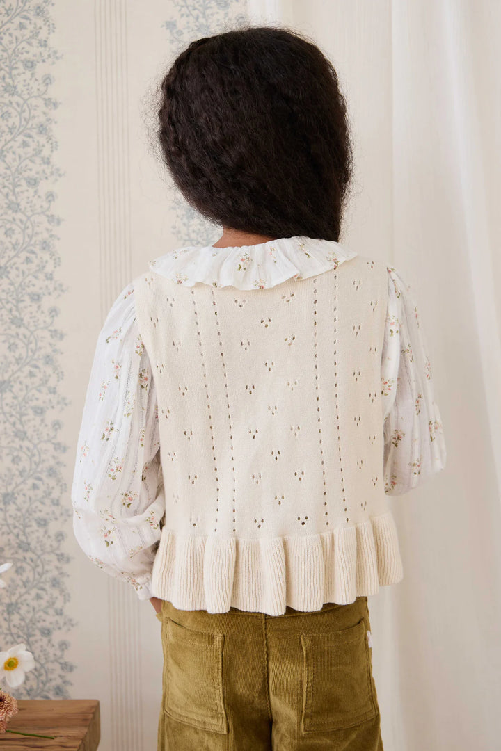 Erica Vanilla Knit Top