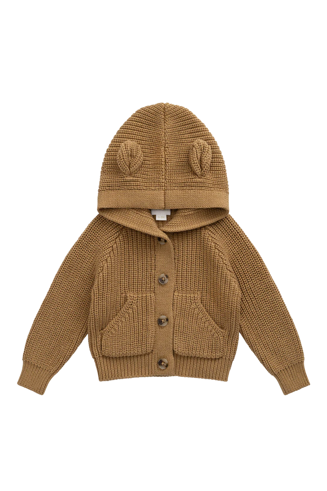 Bear Tawny Brown Cardigan