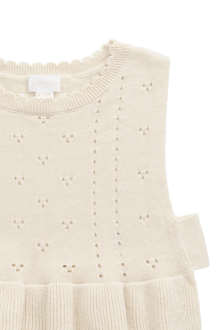 Erica Vanilla Knit Top