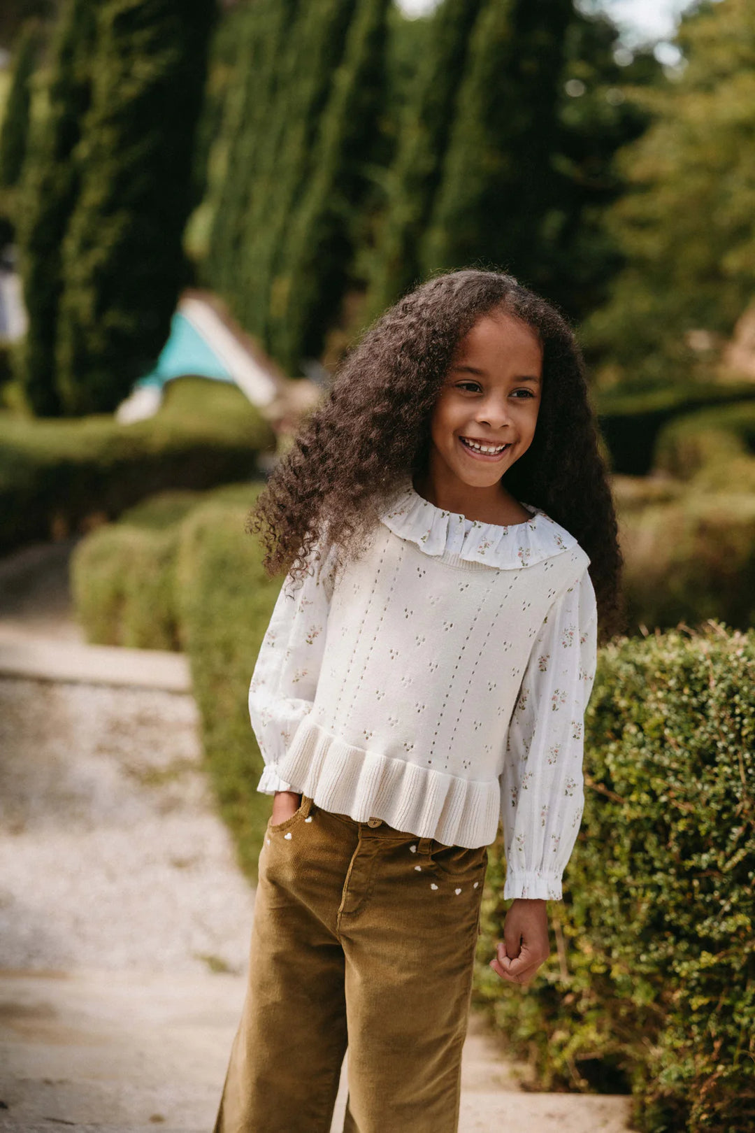 Erica Vanilla Knit Top