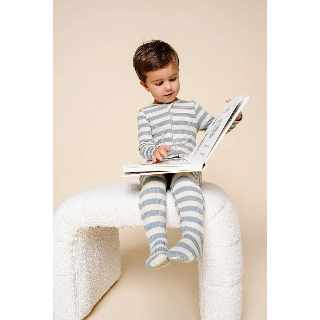 LOU LOU Zipper Footie • Lincoln