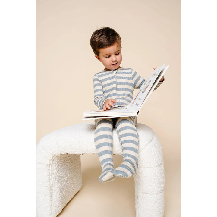 LOU LOU Zipper Footie • Lincoln