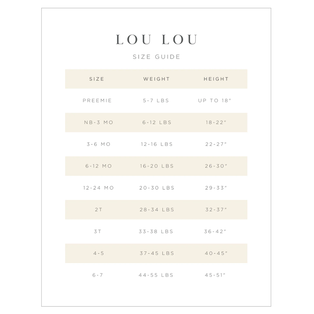 LOU LOU Zipper Footie • Miles