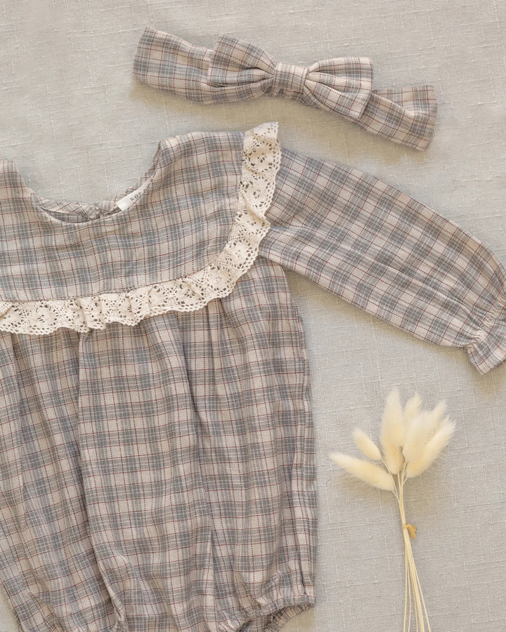 NORALEE Noelle Romper Fall Plaid