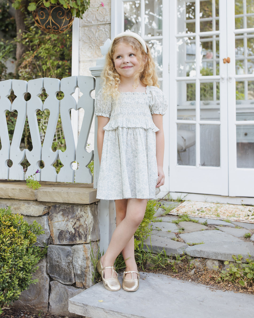 NORALEE Olivia Dress | Sky Floral