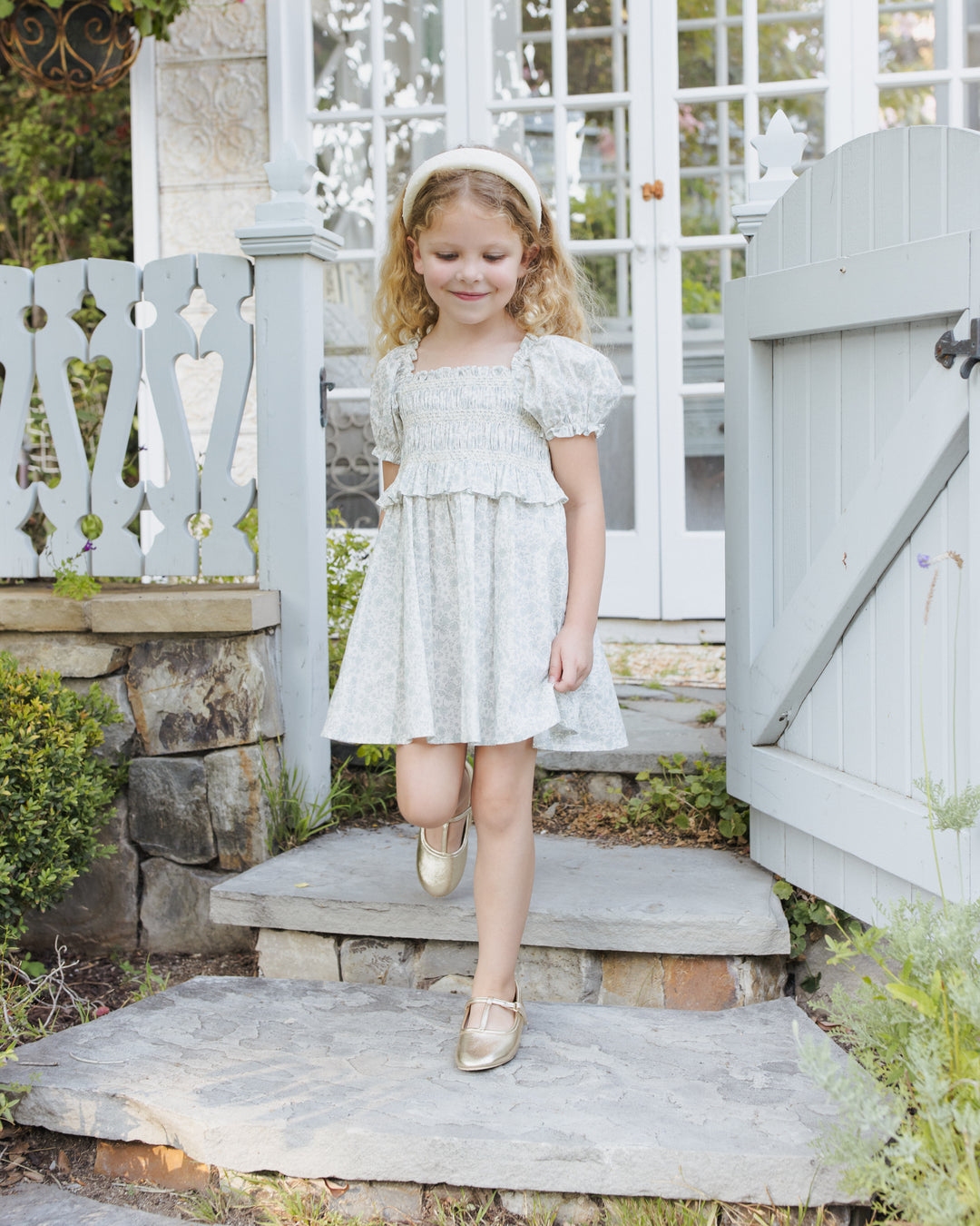 NORALEE Olivia Dress | Sky Floral