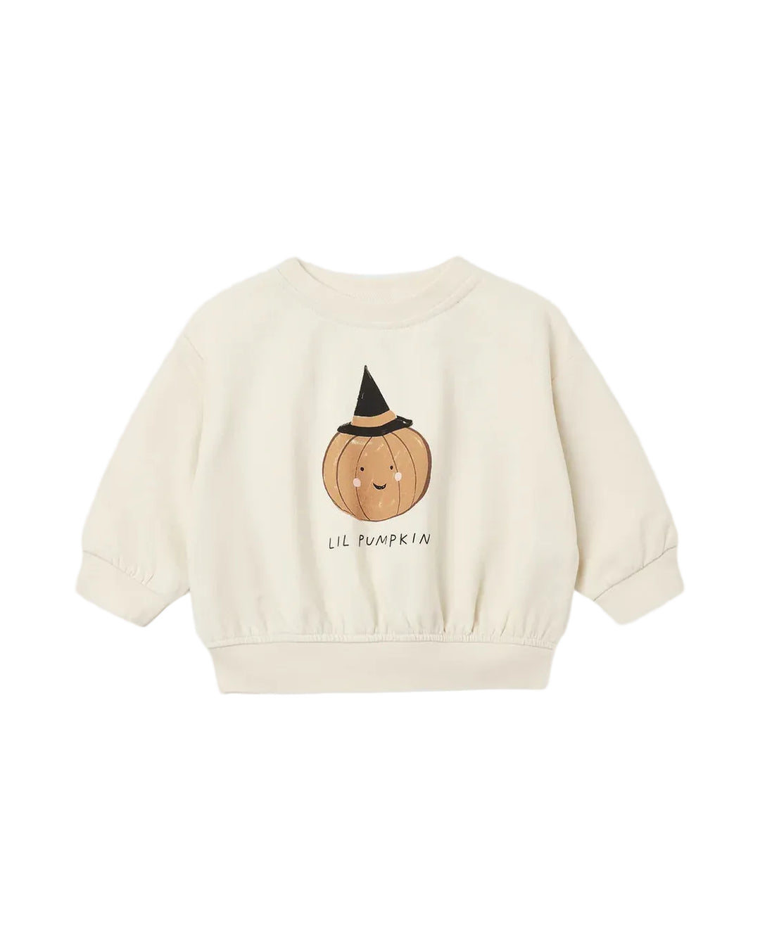 ORGANIC Relaxed Fleece Sweatshirt Lil Pumpkin