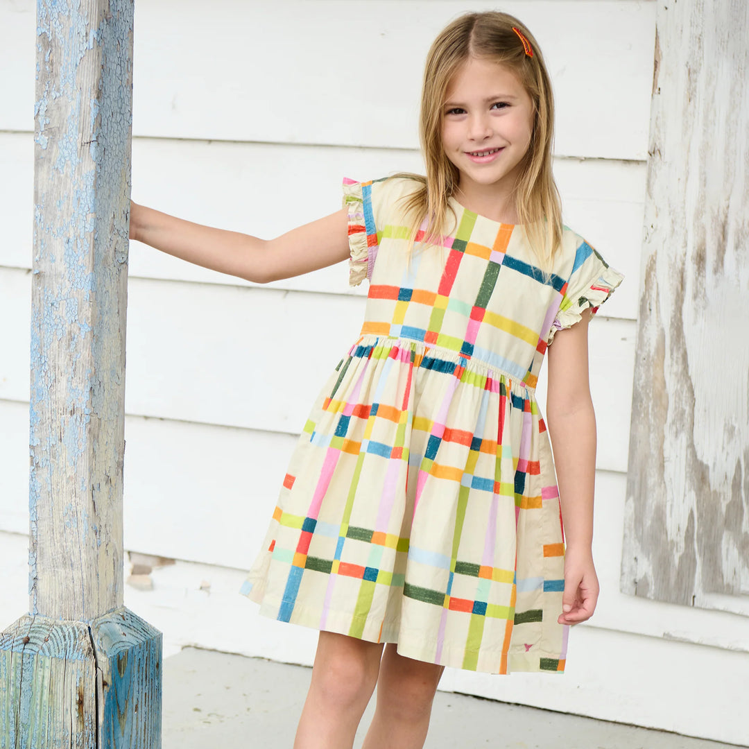 Adaline Dress Multi Tattersall